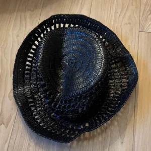 J. Crew Black Crochet Hat thumbnail 1