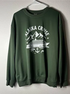 Alaska Cruise Graphic Sweatshirt Cruisin Together 2026 L thumbnail 2