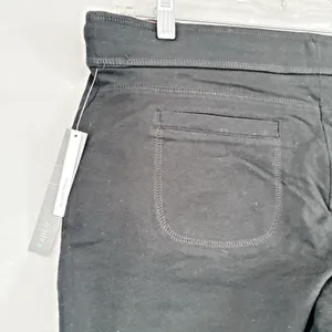 Apt.‎ 9 Active Wear Womens Black Wide Leg Yoga Pants Drawstring Graphic thumbnail 7