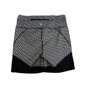 Athleta Active Vivid Velocity Black White Athletic Bike Shorts Size Small thumbnail 2