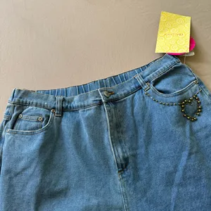 Vintage Quacker Factory Heart Embellished jeans thumbnail 4