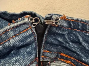 Sweet Society Denim Mini Skirt with Pumpkin Embroidery thumbnail 6