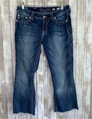Miss Me Boot Fray Cutoff Jeans •30 thumbnail 1