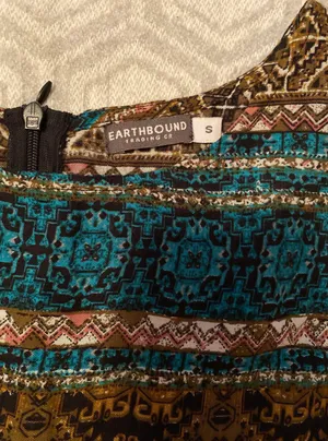 Earthbound Print Dress thumbnail 3