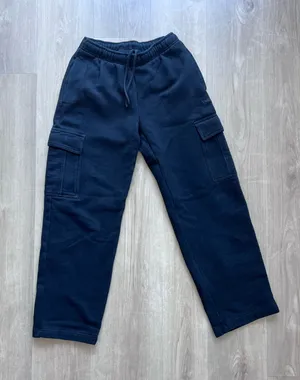 TNA Aritzia black Cozy Fleece Sweatpants Cargo thumbnail 1