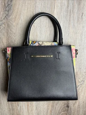 Betsey Johnson XO Chloe Floral Faux Snake Satchel Bag thumbnail 2