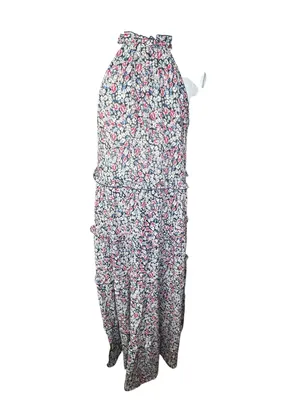 Dear John Whitley dress maxi floral size XS ruffle tiered sleeveless thumbnail 6