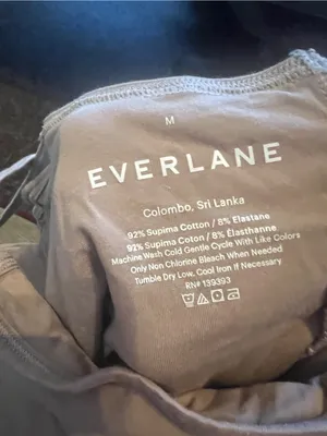 Everlane beige bodysuit M thumbnail 8