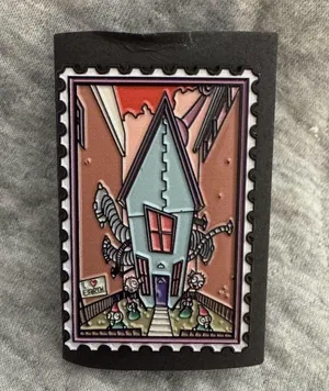 Invader Zim Enamel Stamp Pin thumbnail 1
