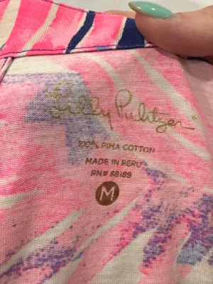 LILLY PULITZER Merrit Dress in True Blue ~ Paradise Point Reduced Medium‎ thumbnail 5