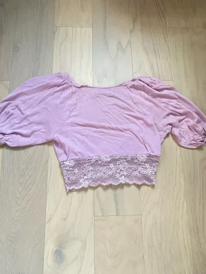 Purple Urban Outfitters Lace Trim Top thumbnail 6