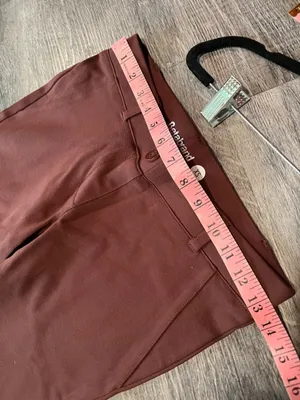 NEW Betabrand Classic DPYP™ Dress Pant Yoga Pant | Straight (Burgundy) thumbnail 8
