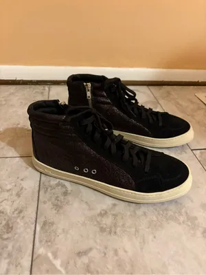 P448 Skate High Top Sneakers in Smog Black thumbnail 2