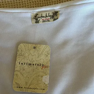 Free People Intimately FP Bodysuit In White, NWT, see measurements for size. thumbnail 6