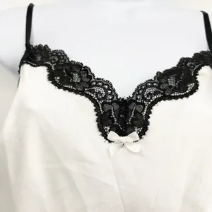 Victoria's Secret Womens Satin Lace Trim Romantic Coquette Bridal Slip Dress M thumbnail 3