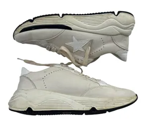 White‎ Raven Size 7.5 Sneakers Fashion Style Tennis Shoes Star Women's Lace Up thumbnail 1