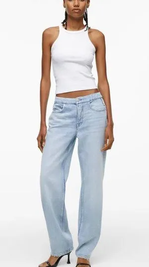 Y2K Good American Zara 90's Relaxed Mom Jeans thumbnail 1