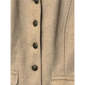 Banana Republic Camel Wool-Blend Stand Collar Jacket thumbnail 2