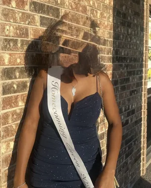 Navy Blue Homecoming Windsor Dress thumbnail 1