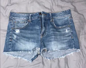 American Eagle Outfitters Shortie Jean Shorts thumbnail 1