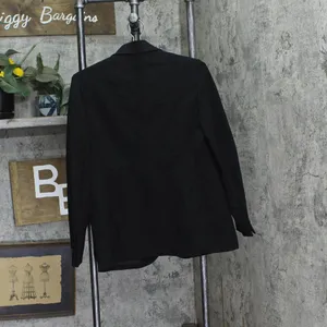 Anne Klein Womens Two-Button Compression Blazer Jacket 10909725 Asphalt Black 4 thumbnail 2