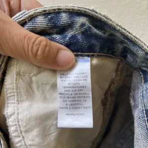 PacSun Casey Low Rise Baggy Jeans Size 23 Wide Leg Light Blue 90s Grunge Retro thumbnail 9