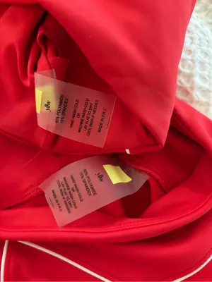 Yllw The Label Athletic Set Red Size XS thumbnail 7