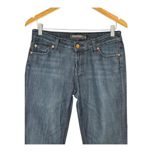 Raven Denim Custom Fit Jeans Womens 29 Dark‎ Blue Straight Leg Made in USA thumbnail 4
