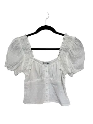 NEW Princess Polly Shir Thing Top in White - Size US 0 thumbnail 2