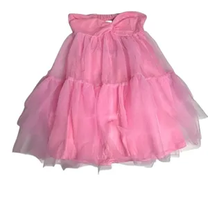 Beginning Boutique Pink Strapless‎ Tulle Mini Dress Size 2 Party Cocktail thumbnail 2