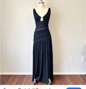 NWT Runaway The Label Denver Maxi Dress in Black thumbnail 3