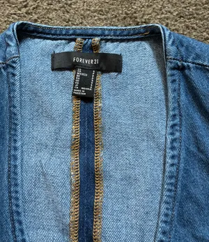 Forever 21 Top Denim thumbnail 4