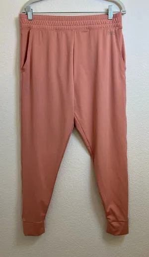 PINK Victoria's Secret Coral‎ Jogger Pants Size XL thumbnail 1