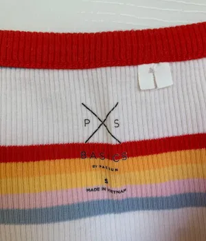 PacSun Rainbow Cropped Top thumbnail 5