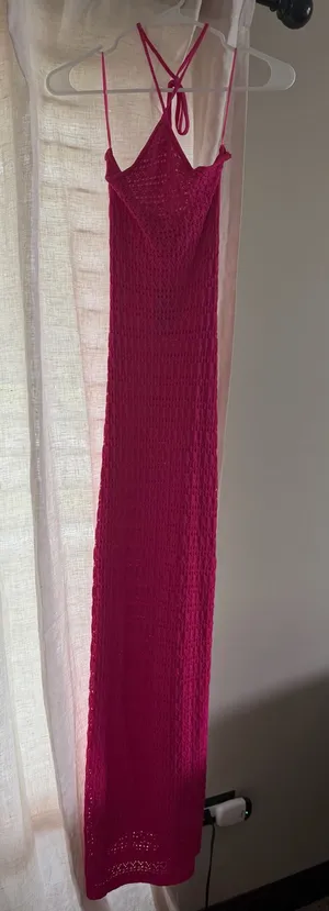 Edit by Nine maxi knit dress Pink Size M thumbnail 1