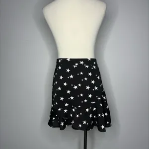 Nasty Gal- Black Skirt with Stars A Line Mini Skirt thumbnail 4