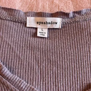 Eyeshadow lavender long sleeve peplum top oversized L thumbnail 6