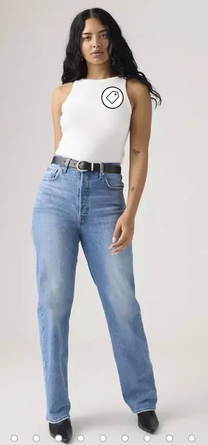Levi’s Denim Jean Ribcage Straight thumbnail 1
