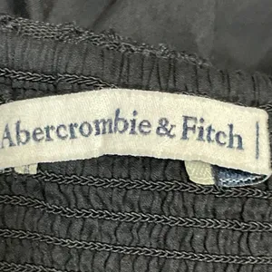 Abercrombie & Fitch Black Sleeveless Embroidered Babydoll Lace Trim Cami Top XL thumbnail 4