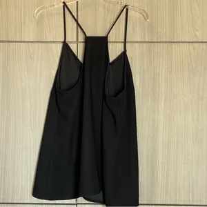 Banana Republic Thin Strap Tank Blouse Black XL thumbnail 5