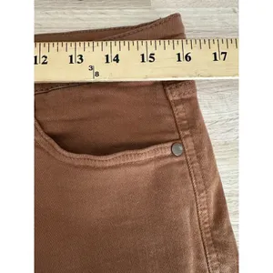 Judy Blue Jeans Womens‎ 13/31 Brown Garment Dyed Wide Leg Crop High Waist #J13-7 thumbnail 10