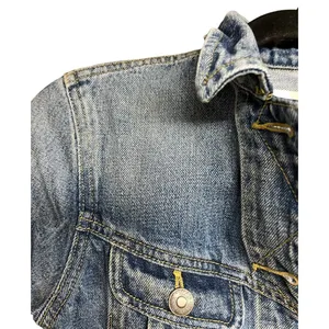 Aritzia TNA The Tina Crop Washed Denim Light Blue Jacket‎ Biker Style Size XS thumbnail 4