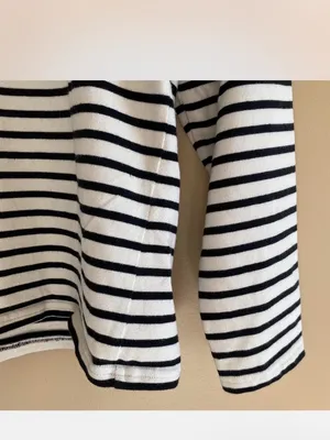 Zara striped long sleeve shirt thumbnail 6