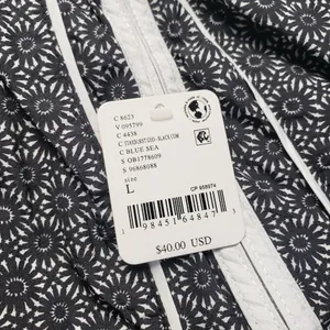 Free People Movement Varsity Blues Printed Shorts in Starburst Geo Black size L NWT thumbnail 7