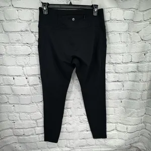 NWT Baleaf Leggings Women's XL Black Water Resistant Fleece Lined Pockets thumbnail 2