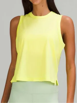 Lululemon Classic-Fit Cotton-Blend‎ Tank Top Electric Lemon thumbnail 1