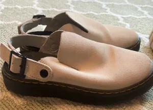 Dr. Martens Slip on Suede clogs size 7 thumbnail 1
