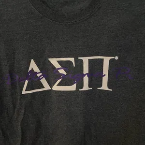 Delta Sigma Pi Shirt Gray Size M thumbnail 2