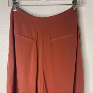 Fashion On Earth Small Boho Burnt Orange Cropped Wide Leg Pants thumbnail 10