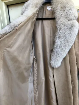 Ultrasuede Fox Fur And Suede Coat thumbnail 4